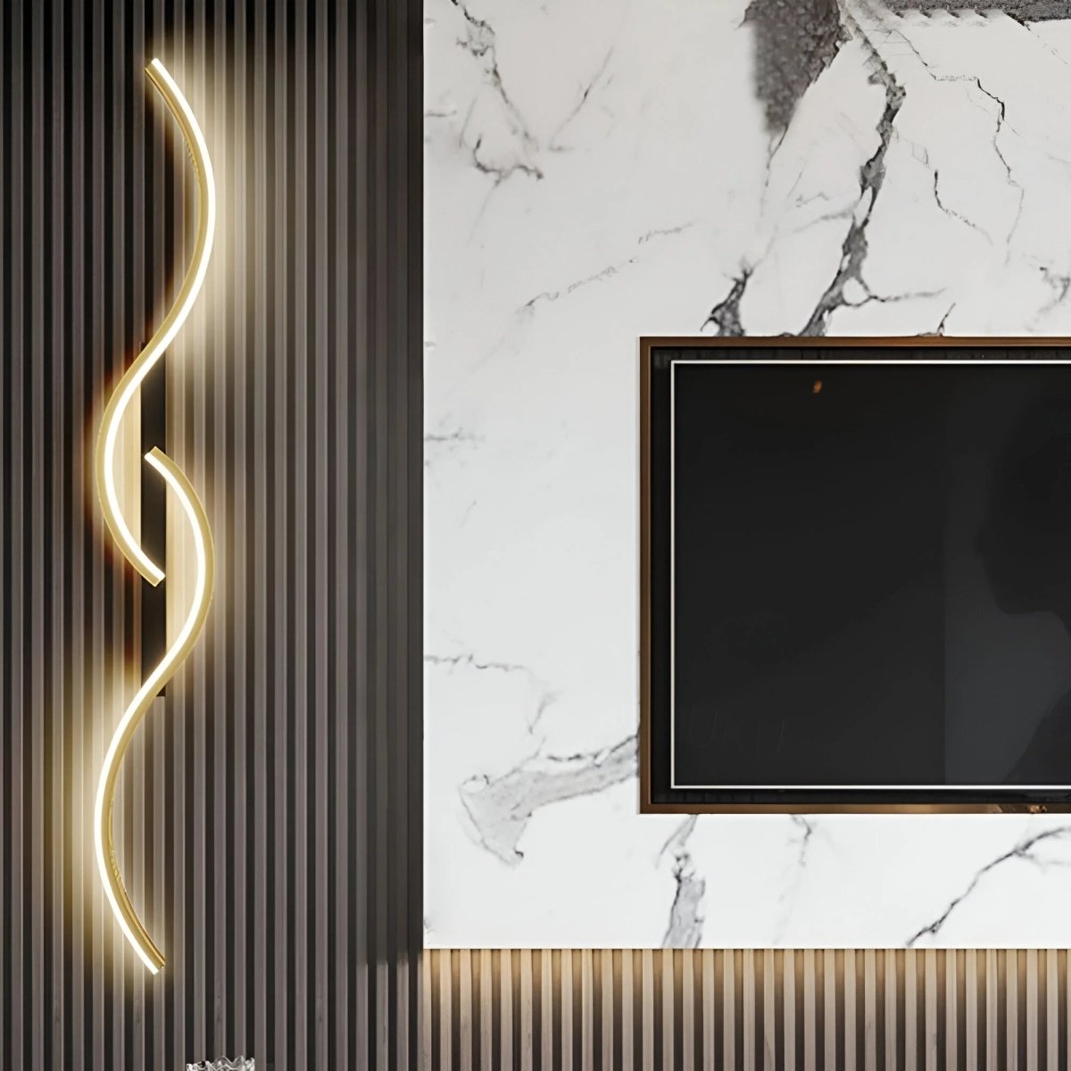 Skorter | LINEALUX – Curved LED Wall Sconce for Modern Ambient Lighting