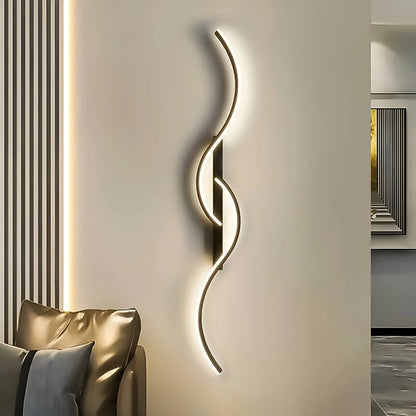 Skorter | LINEALUX – Curved LED Wall Sconce for Modern Ambient Lighting
