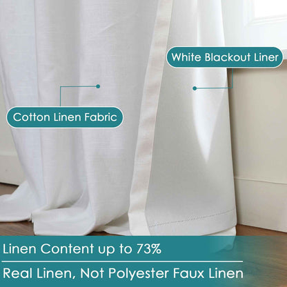 Skorter | Aira - Linen-Cotton Curtain with Soft Fabric
