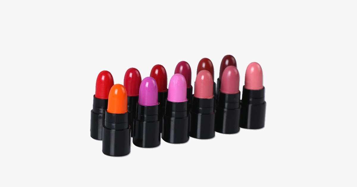 Skorter | 12 Colors Lipstick Set – Prepares you for any occasion