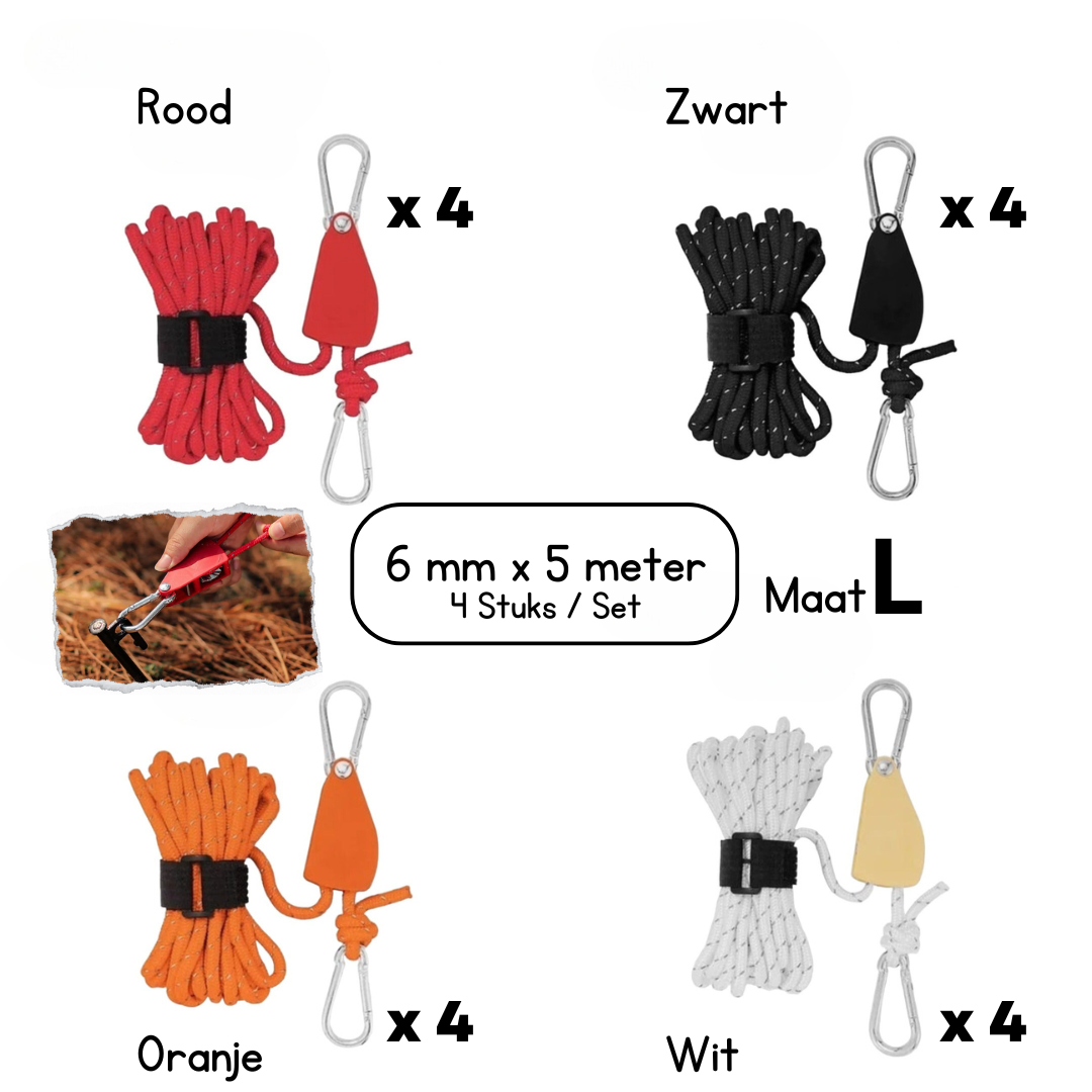 Skorter | Pulley Camping Rope - High Strength & Quick Release