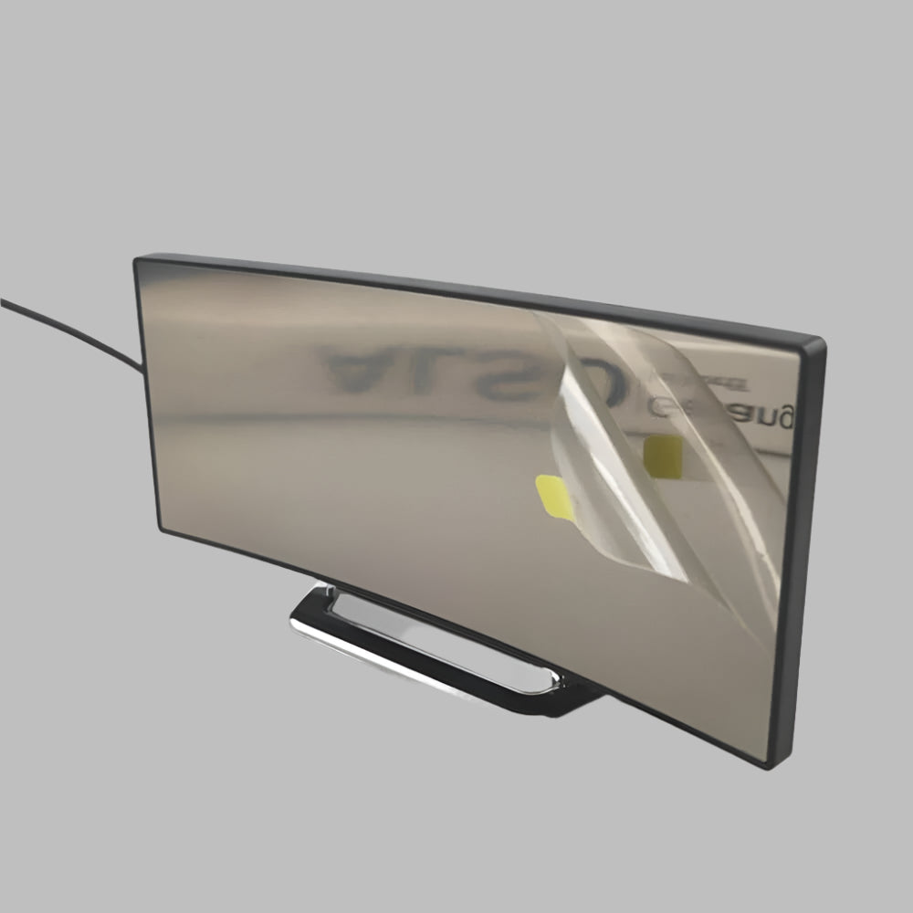 Skorter | Curved LED Alarm Clock | Compact Design with Snooze Function for Bedroom or Study Use