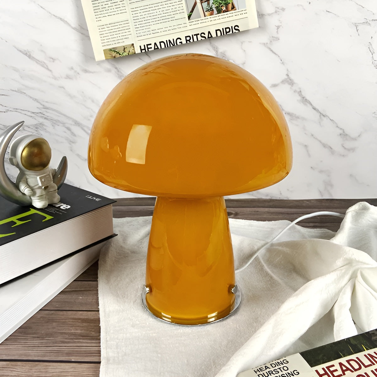 Skorter | GlowMush – Scandinavian table lamp with artistic warmth