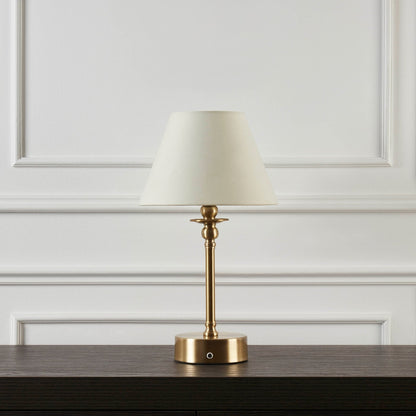 Skorter | Lucille Ornate LED Rechargeable Wireless Lamp - Brass