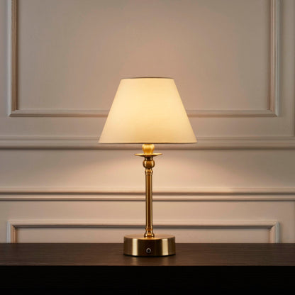Skorter | Lucille Ornate LED Rechargeable Wireless Lamp - Brass