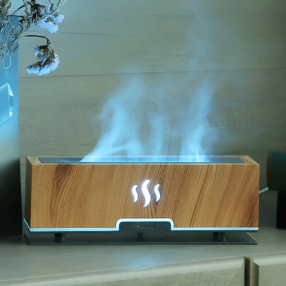 Skorter | AtmosphereMist 3-in-1 Humidifier with Flame Light and Aroma