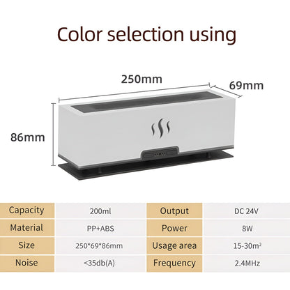 Skorter | AtmosphereMist 3-in-1 Humidifier with Flame Light and Aroma