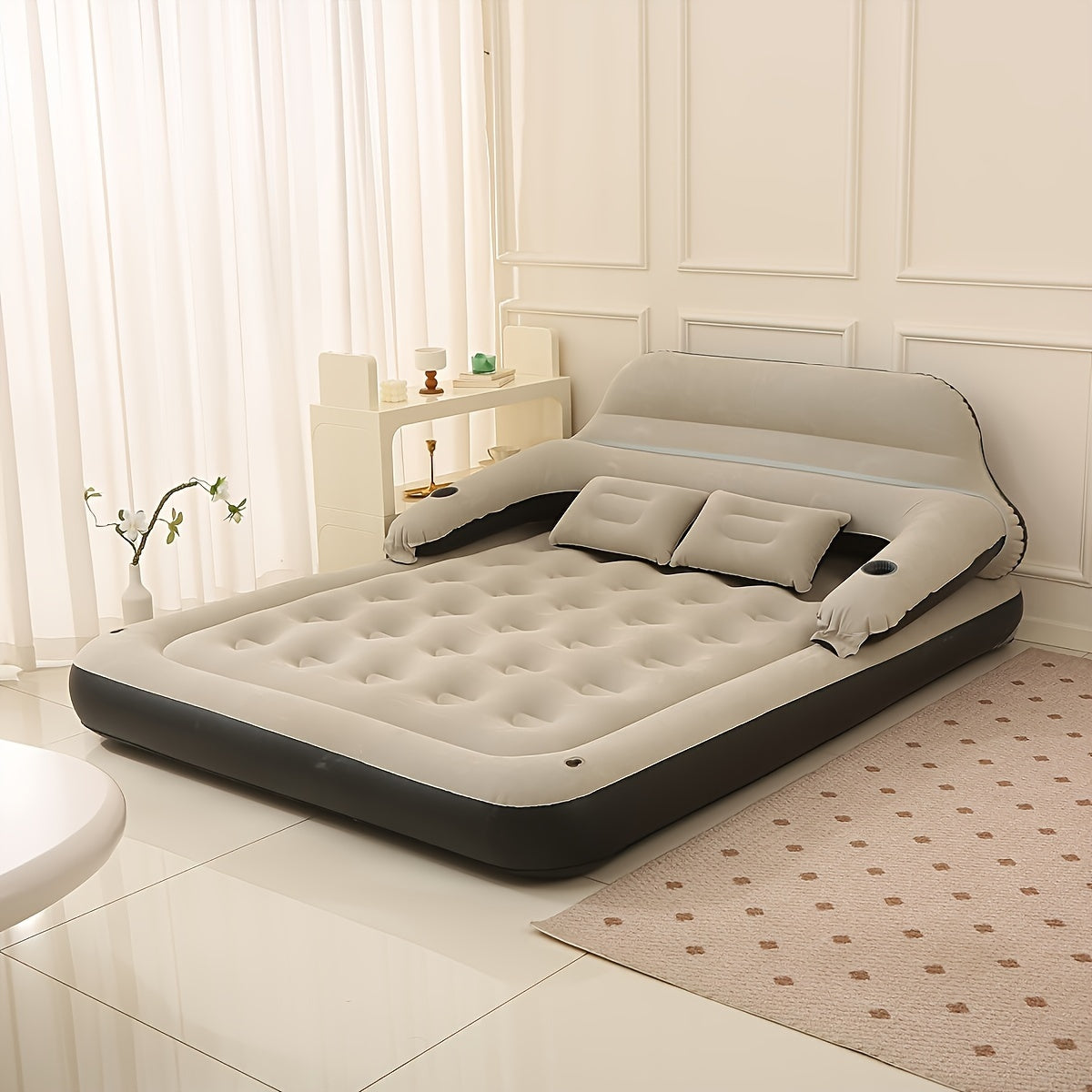 Skorter | FlexiRust Inflatable Mattress – Luxury Sleep Comfort with Back Support and Integrated Pump