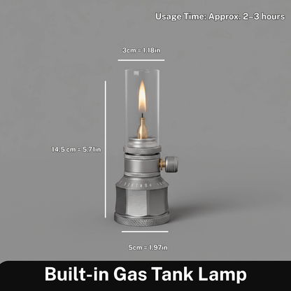 Skorter | LUMETRA – Adjustable Butane Camping Lamp for Flexible Light Settings