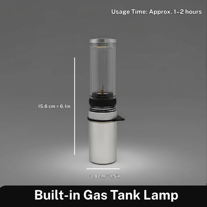Skorter | LUMETRA – Adjustable Butane Camping Lamp for Flexible Light Settings