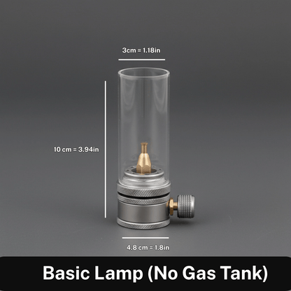 Skorter | LUMETRA – Adjustable Butane Camping Lamp for Flexible Light Settings