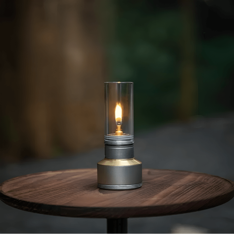 Skorter | LUMETRA – Adjustable Butane Camping Lamp for Flexible Light Settings