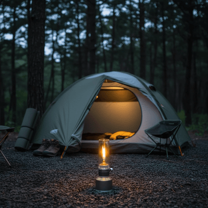 Skorter | LUMETRA – Adjustable Butane Camping Lamp for Flexible Light Settings
