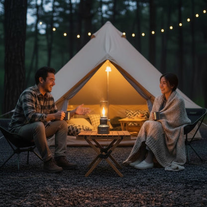 Skorter | LUMETRA – Adjustable Butane Camping Lamp for Flexible Light Settings