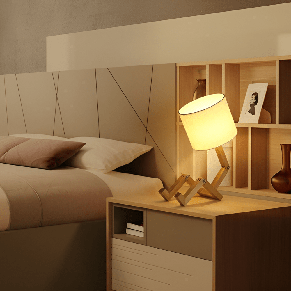 Skorter | LUMIBOT – Flexible Wooden Lamp for Personalized Lighting