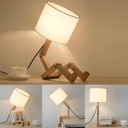 Skorter | LUMIBOT – Flexible Wooden Lamp for Personalized Lighting