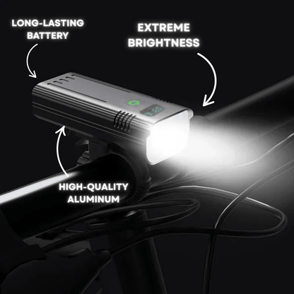 Skorter | ROADGLOW X – 5000 Lumen Bike Light with 12 LEDs & USB-C Rechargeable Battery
