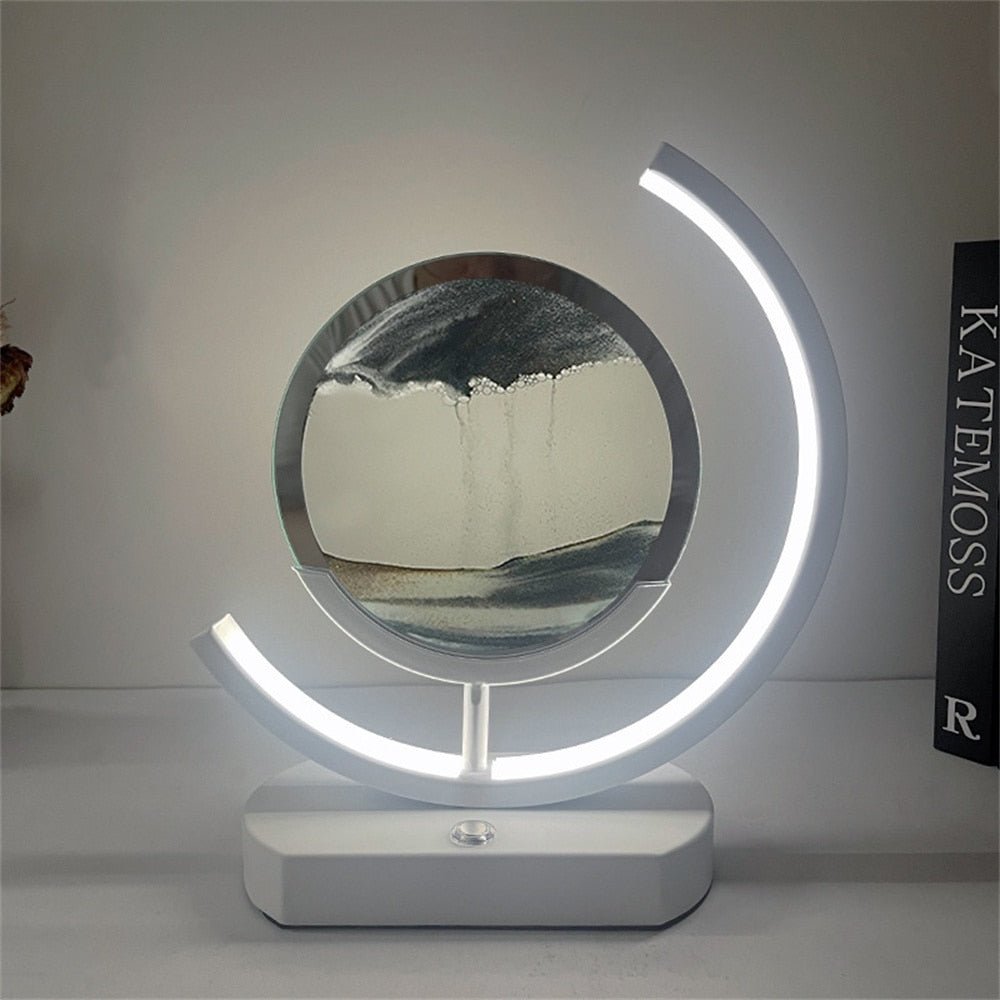 Skorter | LUMISAND – 3D LED Flowing Sand Art Table Lamp with USB Charging