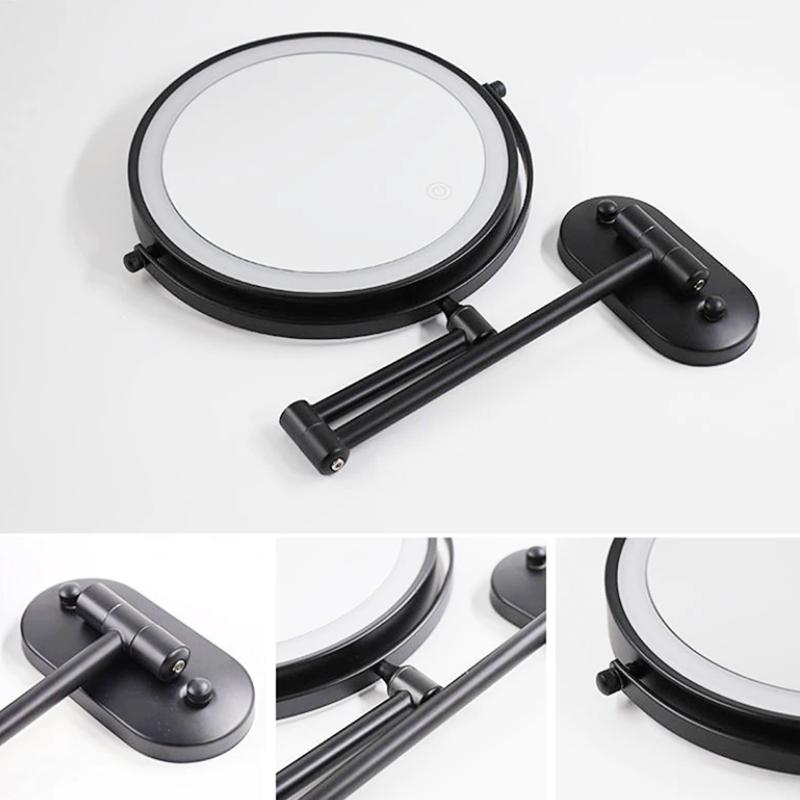 Skorter | LUMIVIEW – Rechargeable LED Magnifying Mirror with Touch Control