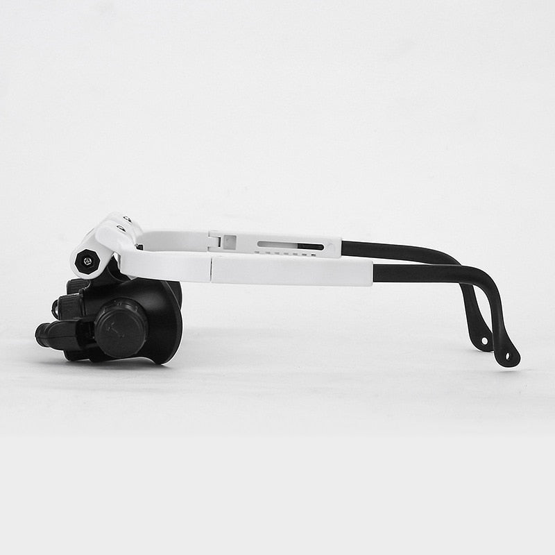 Skorter | LUMIVISOR – Adjustable LED Magnifying Glasses with 8x–23x Zoom