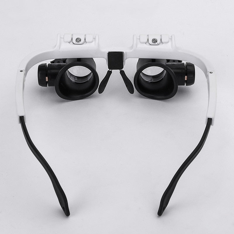 Skorter | LUMIVISOR – Adjustable LED Magnifying Glasses with 8x–23x Zoom