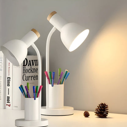 Skorter | LumoDesk – LED table lamp with pen holder for organization and lighting