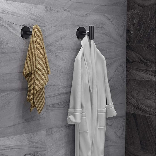 LuxeHooks Black Stainless Towel Hooks - SKØRTER