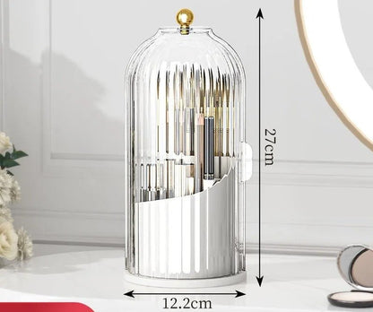 Luxury 360° Rotating Makeup Brush Holder - SKØRTER