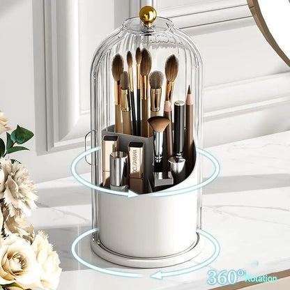 Luxury 360° Rotating Makeup Brush Holder - SKØRTER