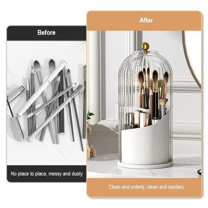 Luxury 360° Rotating Makeup Brush Holder - SKØRTER