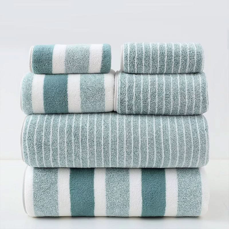 Skorter | 8-Piece Coral Fleece Towel Set – Ultra-Soft & Quick-Drying