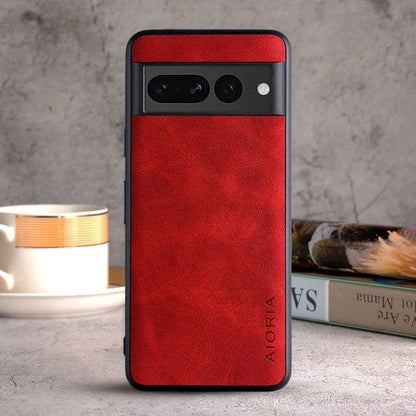 Skorter | Luxurious Google Pixel 8/7/6 cases made of leather | Shockproof TPU protection