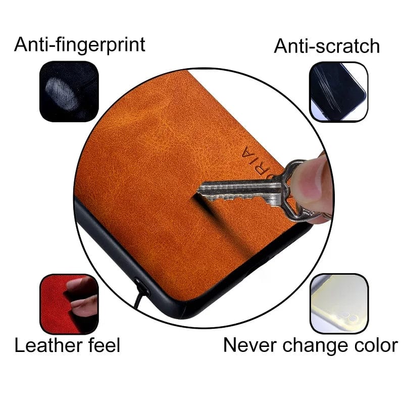 Skorter | Luxurious Google Pixel 8/7/6 cases made of leather | Shockproof TPU protection