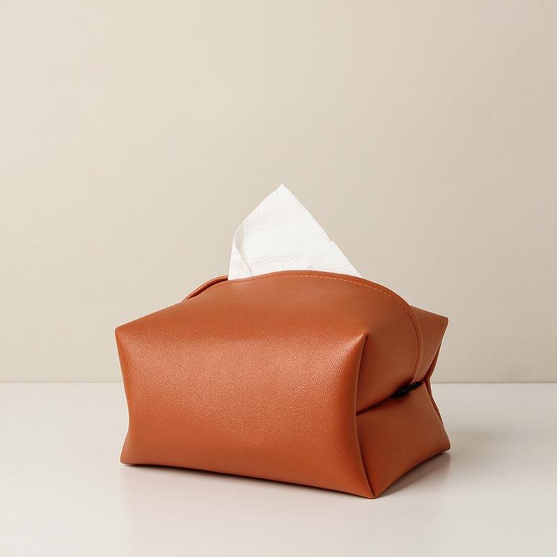 Skorter | Elite Colored Leather Tissue Box