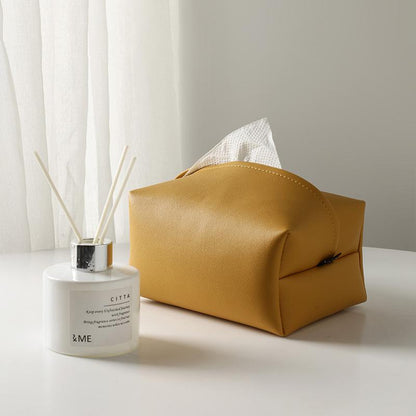 Skorter | Elite Colored Leather Tissue Box