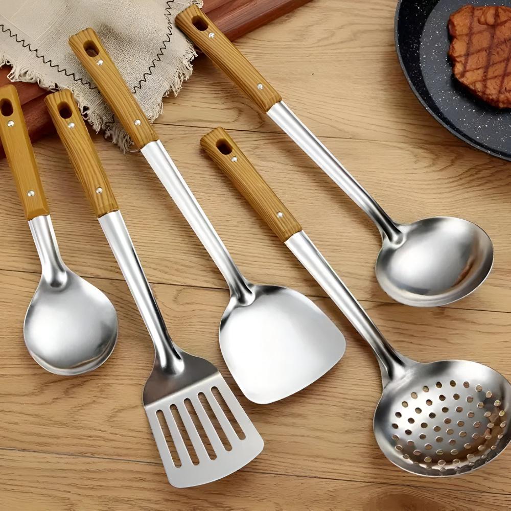 Skorter | ArtisanServe Steel – Coloring-Resistant Utensils for Demanding Cooks