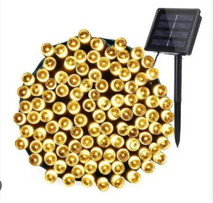 Skorter | LED Lumify USB Solar Fairy Lights - Warm White Lights for Garden Decor