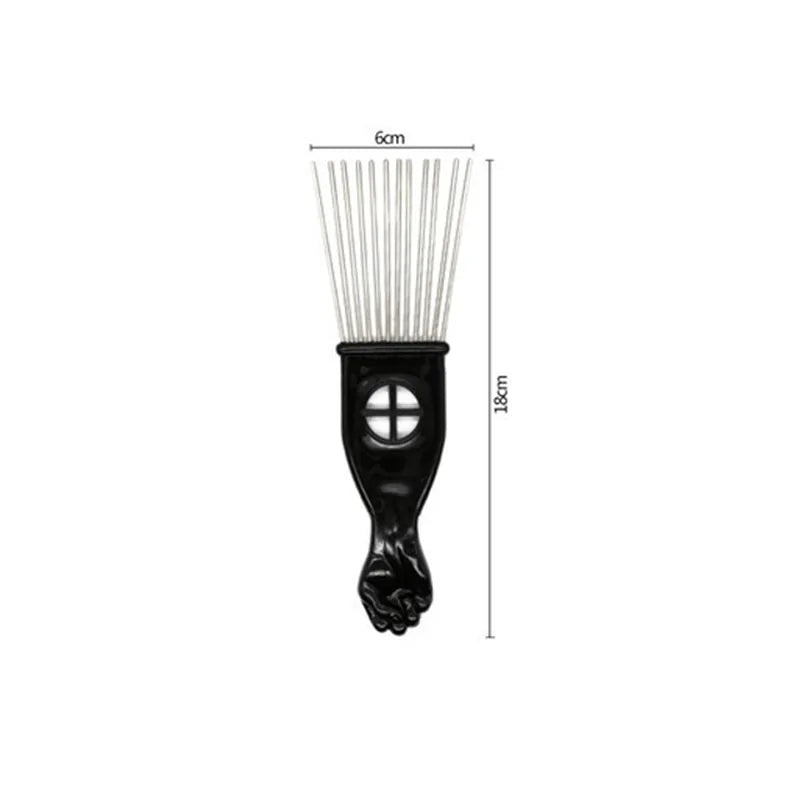 Skorter | Anti-Static Metal Afro Comb