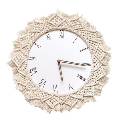 Skorter | BohèmeTick - Chic Macrame Clock