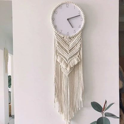 Skorter | BohèmeTick - Chic Macrame Clock