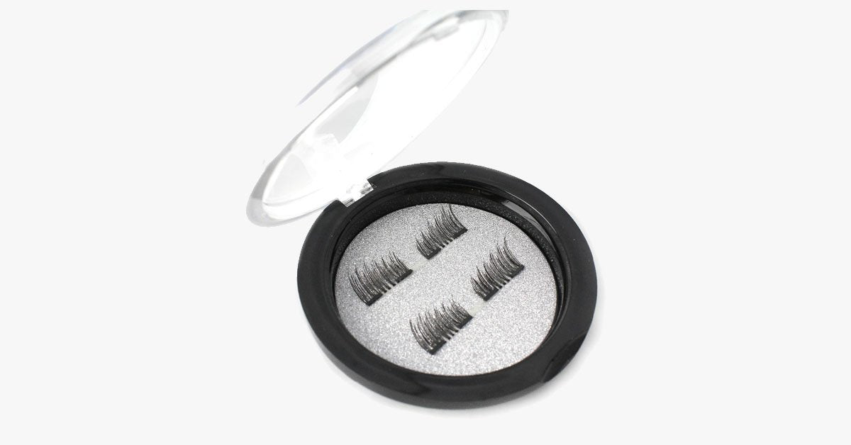 Skorter | 3D Reusable Magnetic Eyelashes – Make Your Eyelashes Spectacular (2 Pack)
