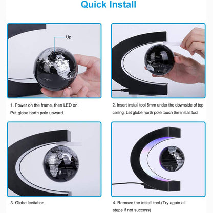 Skorter | Magnetic Levitation Sphere with LED Light
