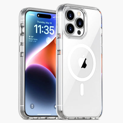 Skorter | Crystal Clear Magnetic Case for iPhone 15 Pro Max