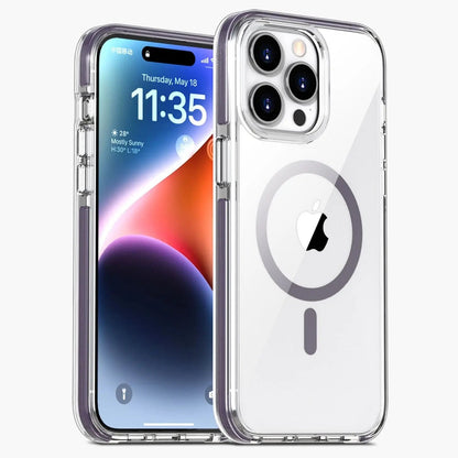 Skorter | Crystal Clear Magnetic Case for iPhone 15 Pro Max