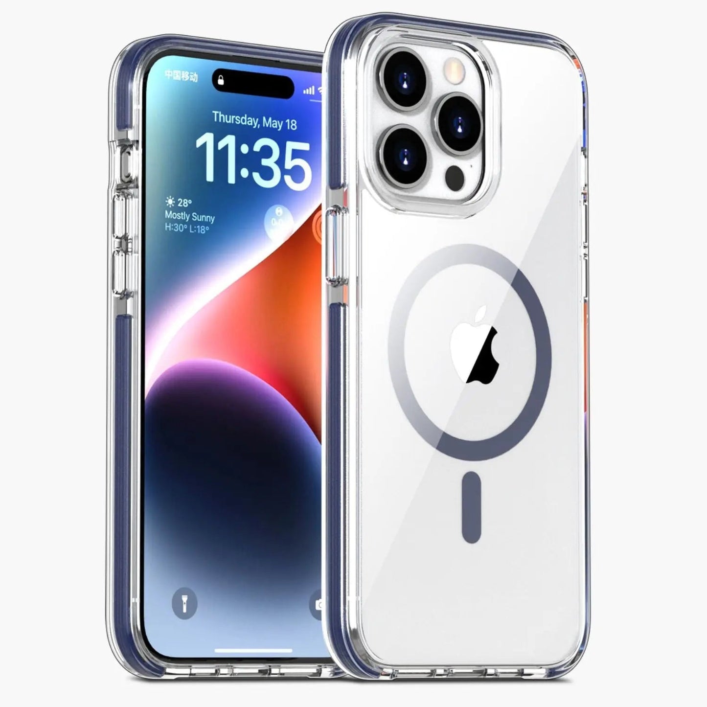 Skorter | Crystal Clear Magnetic Case for iPhone 15 Pro Max