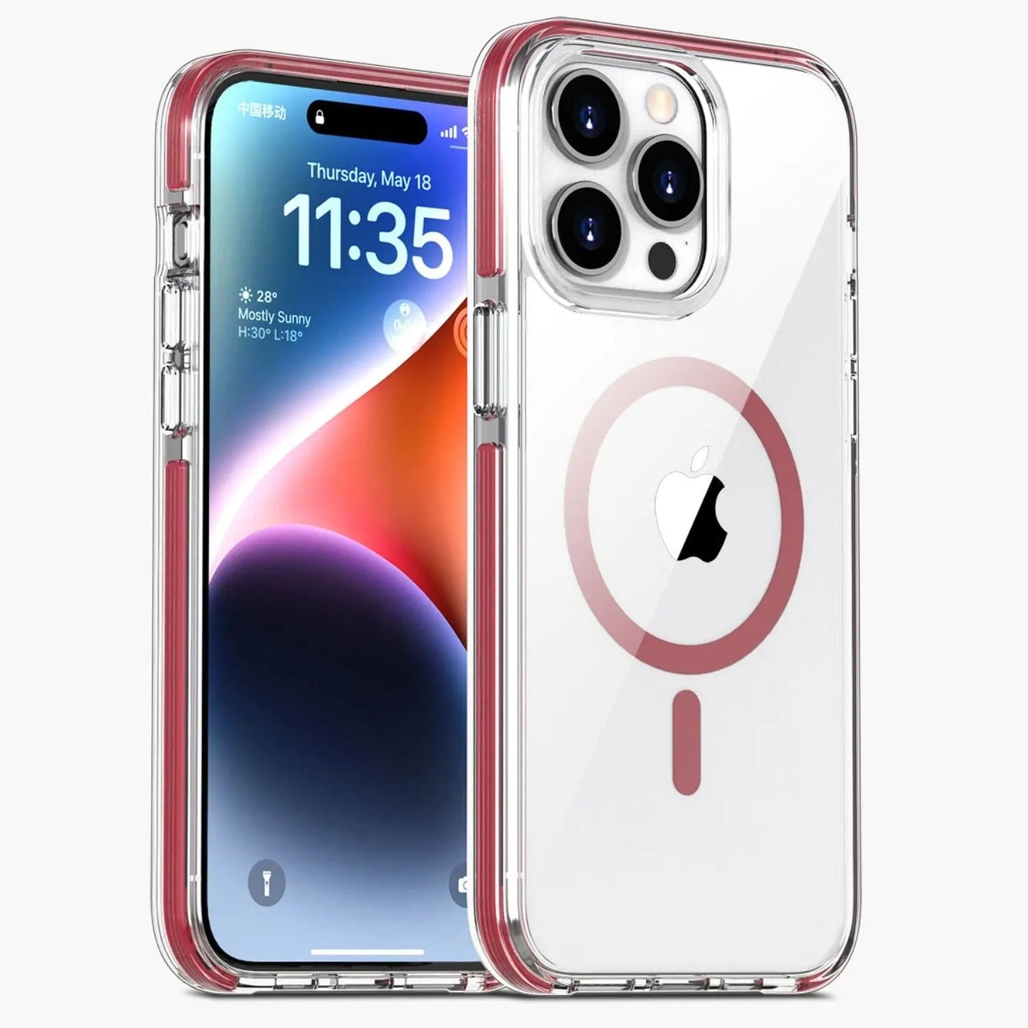 Skorter | Crystal Clear Magnetic Case for iPhone 15 Pro Max