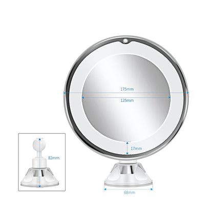 Skorter | Cosmetic mirror with lighting – LED makeup mirror with magnification function
