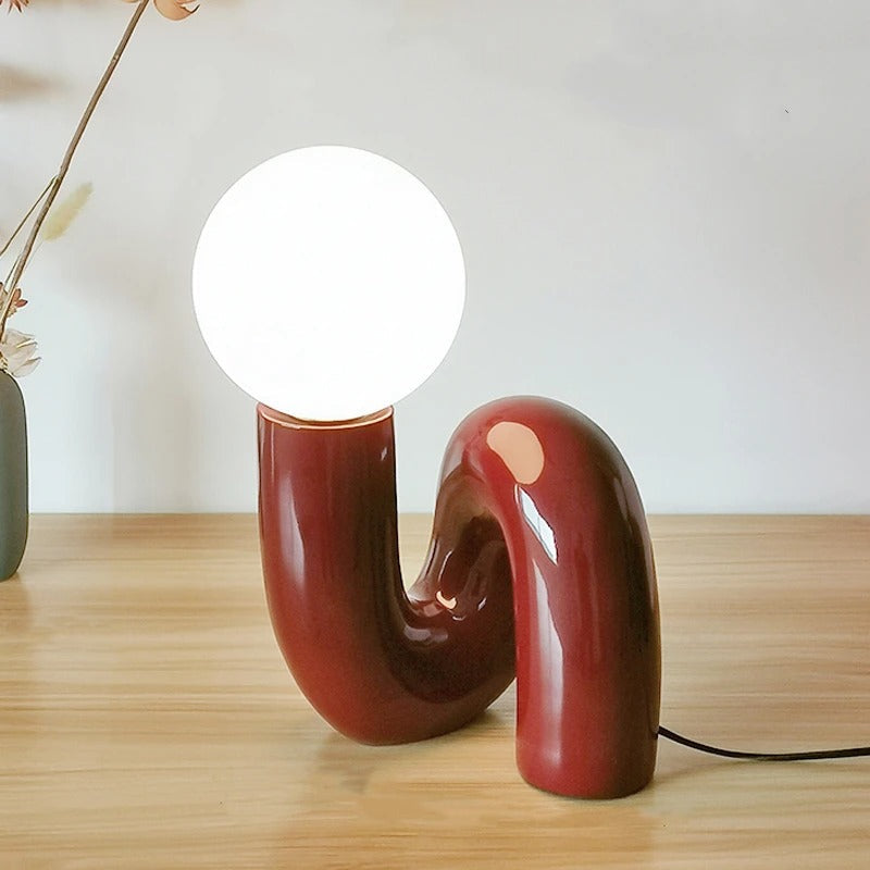 Skorter | Resin Curl Lamp