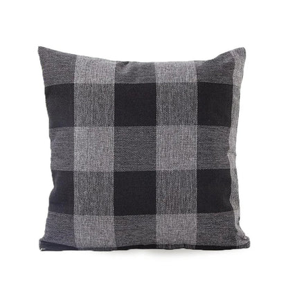 Skorter | Cozy Checked Cushion Cover in Country Style – Autumn Plaid (1+1 FREE)