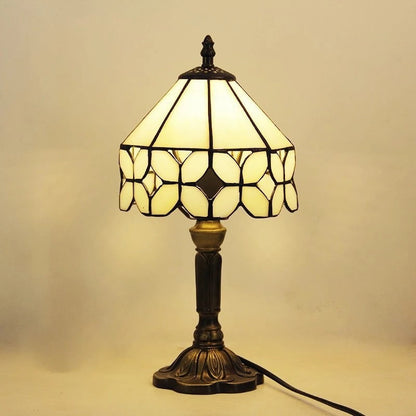 Skorter | Table Lamp LED Baroque Retro E27 - Vintage Tiffany Glass